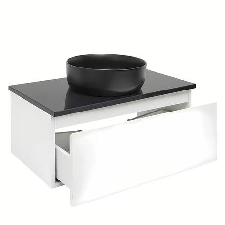 Viseća kupaonski ormarić SAT B-Way 1 u bijeloj boji sa sjajnom površinom i pokrovnom pločom