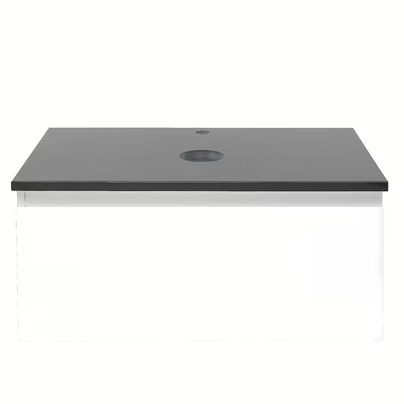 Viseća kupaonski ormarić SAT B-Way 1 u bijeloj boji sa sjajnom površinom i pokrovnom pločom