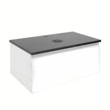 Viseća kupaonski ormarić SAT B-Way 1 u bijeloj boji sa sjajnom površinom, 79x45x30 cm.