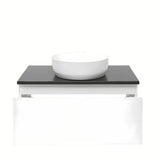 Viseća kupaonski ormarić SAT B-Way 1 u bijeloj boji sa sjajnom površinom, 79x45x30 cm.