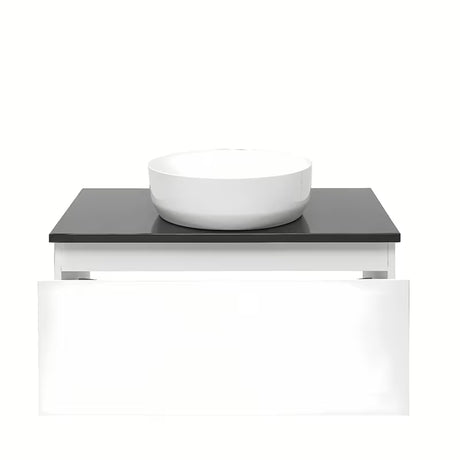 Viseća kupaonski ormarić SAT B-Way 1 u bijeloj boji sa sjajnom površinom, 79x45x30 cm.