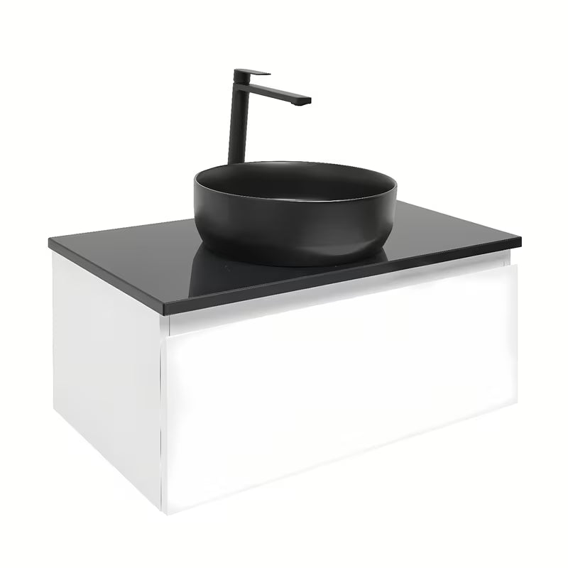 Viseća kupaonski ormarić SAT B-Way 1 u bijeloj boji sa sjajnom površinom i pokrovnom pločom