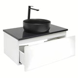 Viseća kupaonski ormarić SAT B-Way 1 u bijeloj boji sa sjajnom površinom i pokrovnom pločom