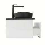 Viseća kupaonski ormarić SAT B-Way 1 u bijeloj boji sa sjajnom površinom i pokrovnom pločom