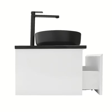 Viseća kupaonski ormarić SAT B-Way 1 u bijeloj boji sa sjajnom površinom i pokrovnom pločom