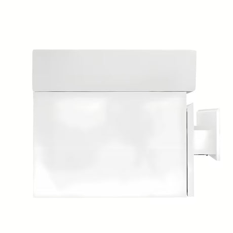 Viseća kupaonski ormarić SAT B-Way 1 s keramičkim dvostrukim umivaonikom u sjajnoj bijeloj boji