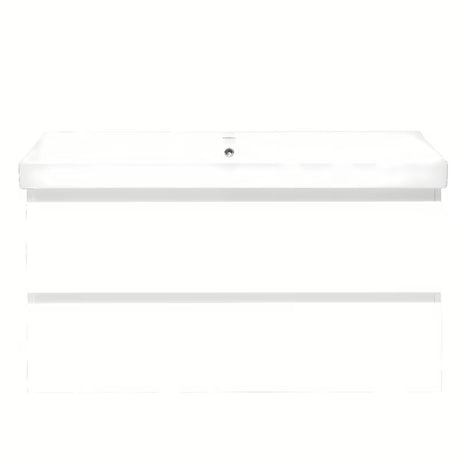 Viseća kupaonski ormarić s keramičkim umivaonikom SAT B-Way 1 u bijeloj sjajnoj boji