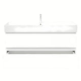 Viseća kupaonski ormarić SAT B-Way 1 s keramičkim umivaonikom u bijeloj boji sa sjajnom završnom obradom.