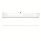 Viseća kupaonski ormarić s keramičkim umivaonikom SAT B-Way 1 u sjajno bijeloj boji