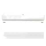 Viseća kupaonski ormarić s keramičkim umivaonikom SAT B-Way 1 u sjajno bijeloj boji