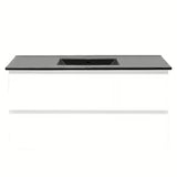 Viseća kupaonski ormarić s umivaonikom SAT B-Way 1 u sjajnoj bijeloj boji s dvije ladice