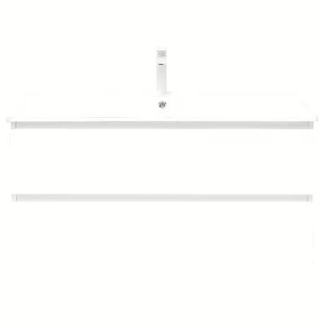 Viseća kupaonski ormarić SAT B-Way 1 s umivaonikom u bijelom sjaju 99x45x50 cm