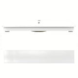 Viseća kupaonski ormarić s umivaonikom SAT B-Way 1 u sjajnoj bijeloj boji s dvije ladice