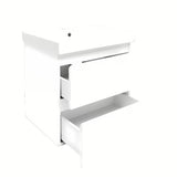 Viseća kupaonski ormarić s keramičkim umivaonikom SAT B-Way 1 u bijeloj boji sa sjajnom završnom obradom