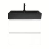 Viseća kupaonski ormarić s umivaonikom SAT B-Way 1 u bijelom sjaju