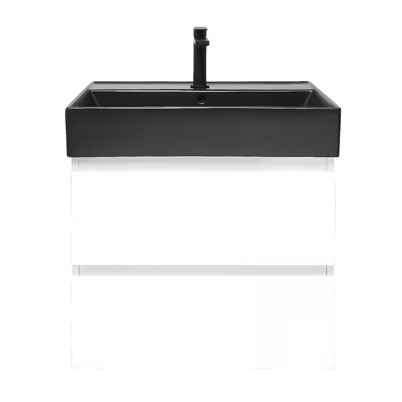 Viseća kupaonski ormarić s umivaonikom SAT B-Way 1 u bijelom sjaju