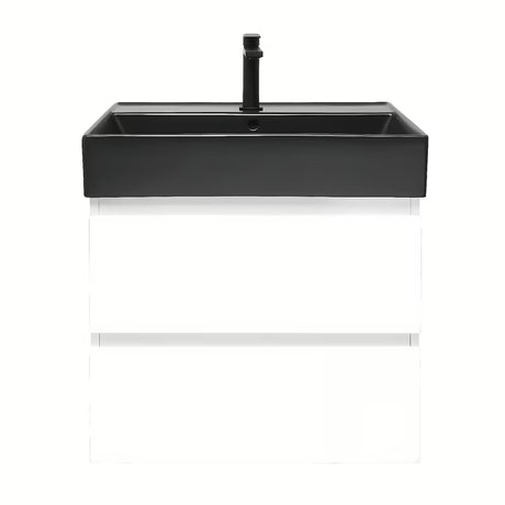 Viseća kupaonski ormarić s umivaonikom SAT B-Way 1 u bijelom sjaju