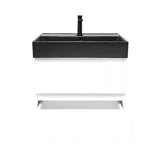 Viseća kupaonski ormarić s umivaonikom SAT B-Way 1 u sjajnoj bijeloj boji