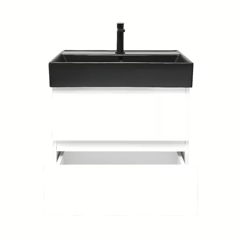 Viseća kupaonski ormarić s umivaonikom SAT B-Way 1 u sjajnoj bijeloj boji