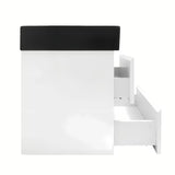 Viseća kupaonski ormarić SAT B-Way 1 u bijelom sjaju s keramičkim umivaonikom