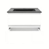 Viseća kupaonski ormarić SAT B-Way 1 s umivaonikom u sjajno bijeloj boji