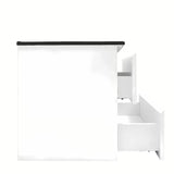 Viseća kupaonski ormarić SAT B-Way 1 s umivaonikom u sjajno bijeloj boji