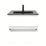 Viseća kupaonski ormarić s umivaonikom SAT B-Way 1 u sjajno bijeloj boji s dvije ladice