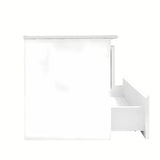 Viseća kupaonski ormarić s keramičkim umivaonikom SAT B-Way 1 u sjajno bijeloj boji s dvije ladice