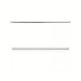 Viseća kupaonski ormarić s keramičkim umivaonikom SAT B-Way 1 u sjajno bijeloj boji s dvije ladice