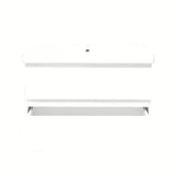 Viseća kupaonski ormarić s keramičkim umivaonikom SAT B-Way 1 u sjajnoj bijeloj boji