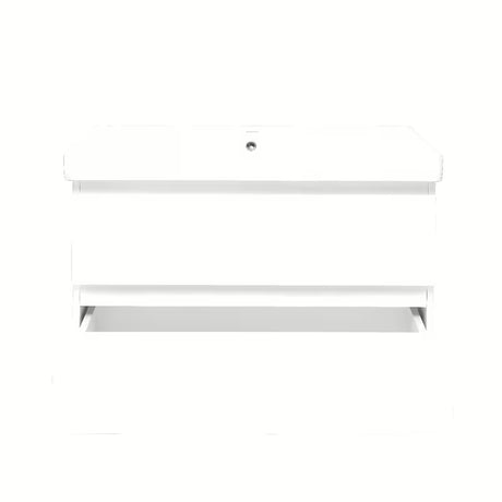 Viseća kupaonski ormarić s keramičkim umivaonikom SAT B-Way 1 u sjajnoj bijeloj boji