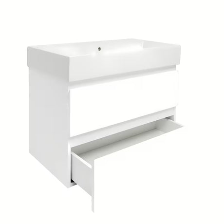 Viseća kupaonski ormarić s umivaonikom SAT B-Way 1 u sjajnoj bijeloj boji