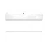 Viseća kupaonski ormarić s umivaonikom SAT B-Way 1 u sjajnoj bijeloj boji