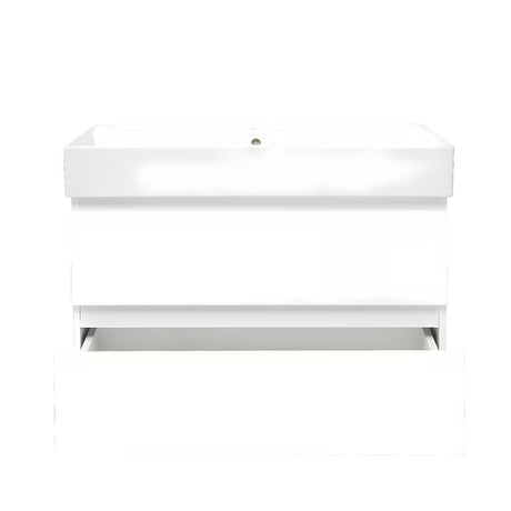 Viseća kupaonski ormarić s umivaonikom SAT B-Way 1 u sjajnoj bijeloj boji