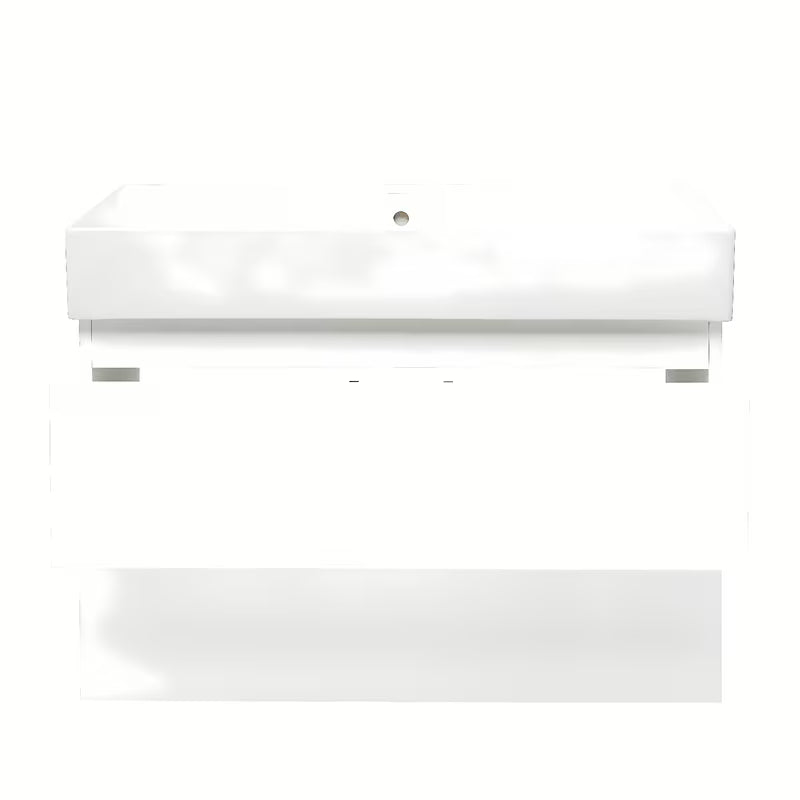 Viseća kupaonski ormarić s umivaonikom SAT B-Way 1 u sjajnoj bijeloj boji