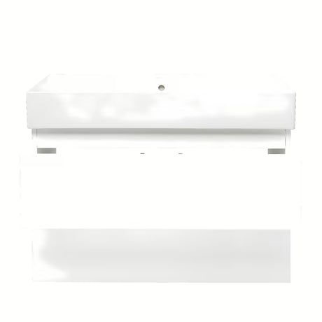 Viseća kupaonski ormarić s umivaonikom SAT B-Way 1 u sjajnoj bijeloj boji