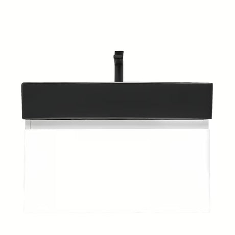 Viseća kupaonski ormarić s keramičkim umivaonikom SAT B-Way u bijelom sjaju 59x45x30 cm