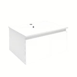 Viseća kupaonski ormarić s keramičkim umivaonikom SAT B-Way 1 u bijelom sjaju