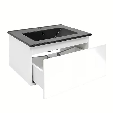 Viseća kupaonski ormarić s umivaonikom SAT B-Way 1 u bijelom sjaju