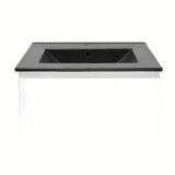 Viseća kupaonski ormarić s umivaonikom SAT B-Way 1 u bijelom sjaju