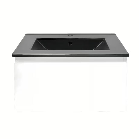 Viseća kupaonski ormarić s umivaonikom SAT B-Way 1 u bijelom sjaju