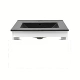 Viseća kupaonski ormarić s umivaonikom SAT B-Way 1 u bijelom sjaju