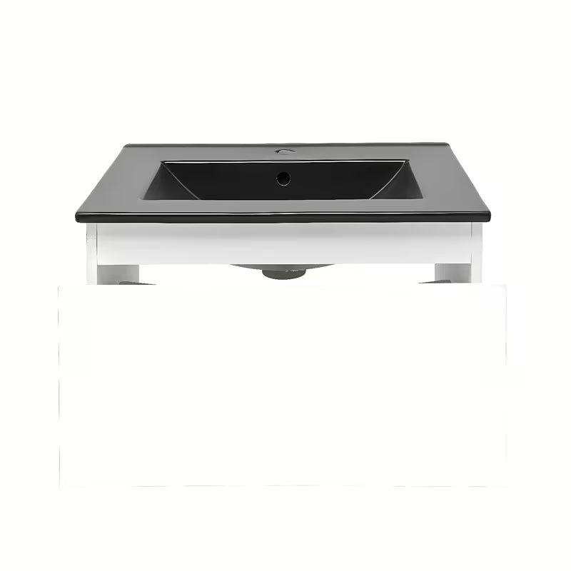 Viseća kupaonski ormarić s umivaonikom SAT B-Way 1 u bijelom sjaju