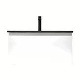 Viseća kupaonski ormarić s umivaonikom SAT B-Way 1 u bijelom sjaju 59x45x30 cm