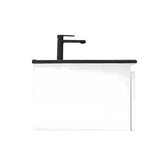 Viseća kupaonski ormarić s umivaonikom SAT B-Way 1 u bijelom sjaju 59x45x30 cm