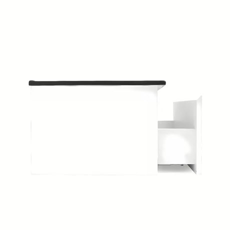 Viseća kupaonski ormarić s keramičkim umivaonikom SAT B-Way 1 u sjajno bijeloj boji 79x45x30 cm.