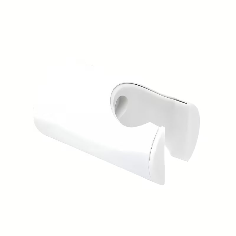 Zidni držač ručni tuševi SAT B-Way u mat bijeloj boji od čvrste plastike