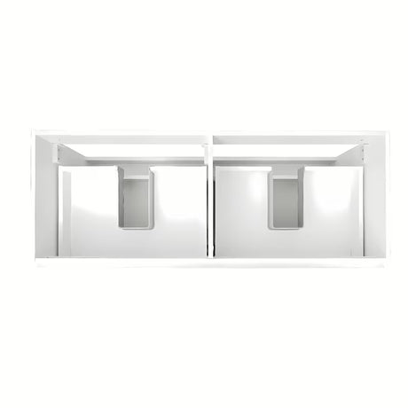 Viseća kupaonski ormarić SAT B-Way u sjajnoj bijeloj boji s pokrovnom pločom