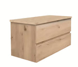 Viseća kupaonski ormarić SAT B-Way s pokrovnom pločom u dekoru hrasta i dvije ladice