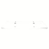 Namještajni dvostruki umivaonik SAT B-Way 121x46 cm u mat bijeloj boji s dva otvora pro slavinu